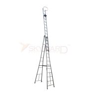 Model No. 1000 Aluminium Self Supported Ladder Extension for Home and Industrial Access Use, Professional Freestanding Ladder for Maintenance, Repair, Storage and Daily Working Tasks 
